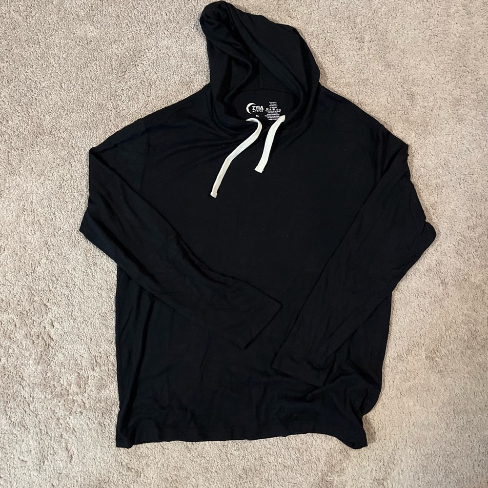 Zyia black boyfriend hoodie